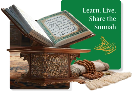 A mother and child reading Quran